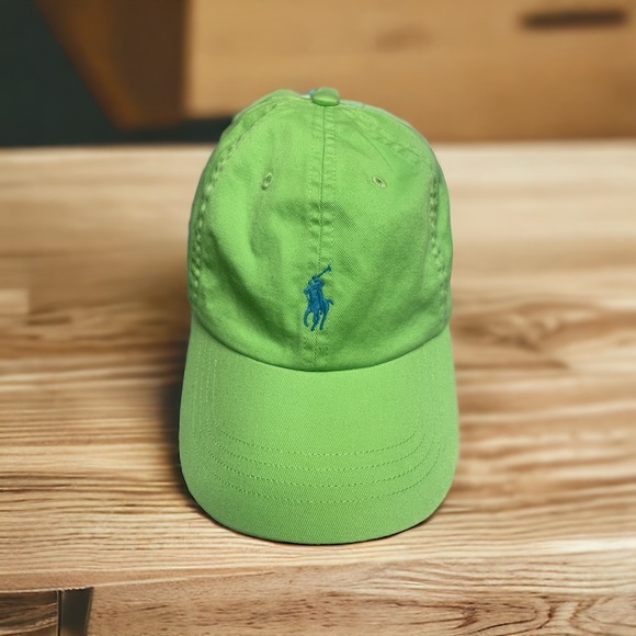 Ralph Lauren Accessories - Ralph Lauren polo baseball cap, lime green, OS